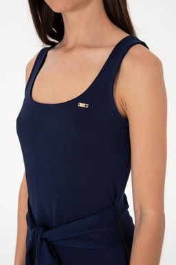 Kad_n Lacivert _rme Elbise Sepette S_rpriz _ndirim - U.s. polo assn фото 6