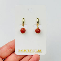 Серьги из Сардоникса