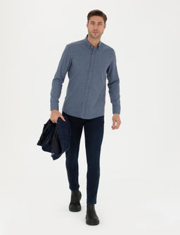 Saks Slim Fit Uzun Kollu G_mlek