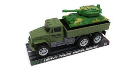 Грузовик инерц., "Военный" + танк (2426446) в блистере 27,5*13,5*9,5см