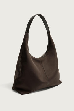 BOLSO SHOPPER LISO / Marr?n - Zara фото 5
