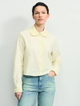 Рубашка прямого кроя с рюшами / Zarina  фото 3