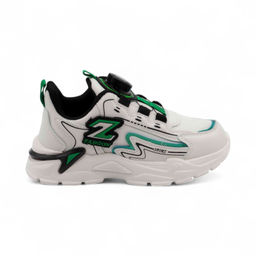 Кроссовки А7010-8 бело зеленые - Sport фото 2