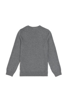 Серый меланжевый базовый свитер для мальчика Дополнительная скидка 11% в корзине - U.s. polo assn фото 2
