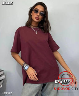 Футболка женская однотонная - Bruno фото 8