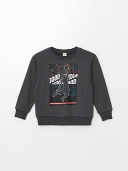 Bisiklet Yaka Erkek ?ocuk Sweatshirt