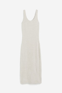 Vestido ajustado en punto efecto pelo