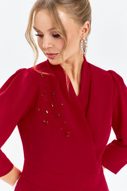 Платье Euro Moda 634 красный