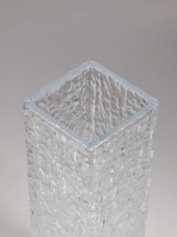 Ваза Бритт, размытие, 24?8 см, стекло, прозрачная