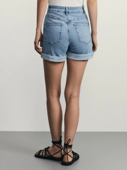 Джинсовые шорты mom fit / Zarina  фото 4