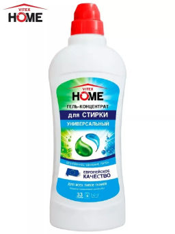 VITEX HOME Гель-концентрат для СТИРКИ Универсальный(для всех типов тканей)1000мл