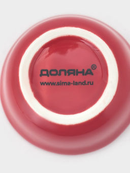 Соусники «Классика», 7.8×7.2×2.5 см, набор 4 шт., керамика, красные