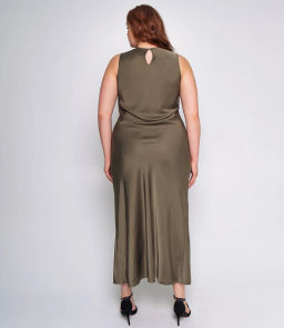 Платье #БШ2340, хаки