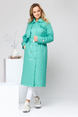 Плащ Romanovich Style 9-2209 бирюза  фото 2