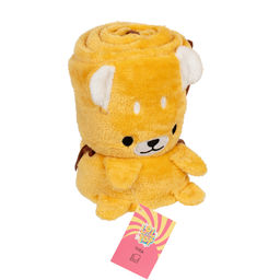 Lol&Pop Плед LLP-316 100% полиэстер №07 оранжевый/собака