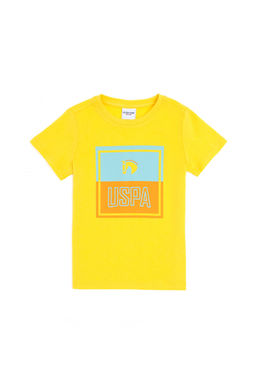 Желтая футболка для мальчика - U.s. polo assn фото 4