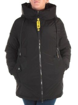 21-973 BLACK Куртка зимняя женская AKIDSEFRS (150 гр. синтепон)