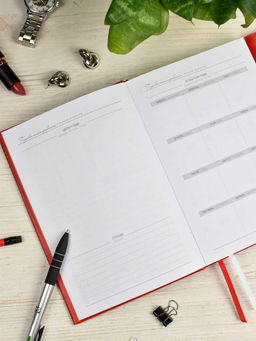 Ежедневник недатированный ESCALADA, А5, 160 л., арт. 63963/ 15 ШЕВРЕТ ЭКСТРА КРАСНЫЙ  фото 17