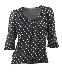 Блузка, черно-белая - Ashley brooke фото 2