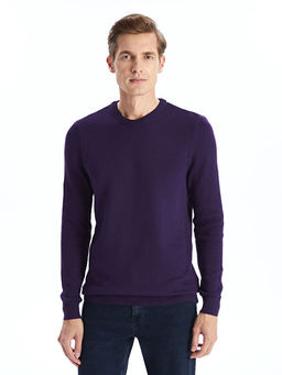 Bisiklet Yaka Erkek Triko Kazak