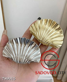 Металлическая глянцевая заколка для волос 1 шт - Bruno фото 2