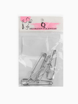 Булавка 4.5?1.2 см (набор 5 шт.), СМ-208-3, цвет серебро