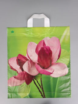 Цена за 50 шт. Пакет подарочный Цветок 44 х 40 см 75 мкм