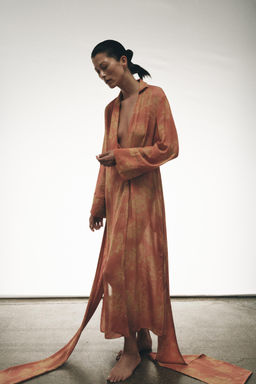 ZW COLLECTION FLORAL PRINT DRESS - Zara фото 3