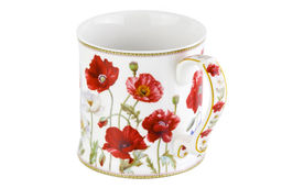 Кружка 380 мл 12,3*9*9 см Маки NEW BONE CHINA - Elan gallery фото 10