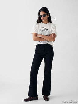 Flare Kad?n Jean Pantolon