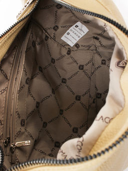 LACCOMA сумка Офелия-Y2005-желто-бежевый эко кожа хлопок  фото 5