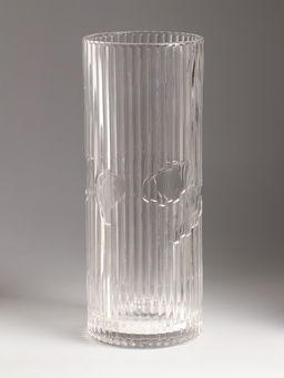 Ваза для цветов «Вигдис», 29.5×12 см, стекло, прозрачная