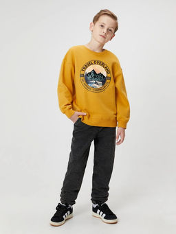 ACOOLA / Брюки джинсовые (утепленные) детские для мальчиков Gorman темно-серый  фото 8