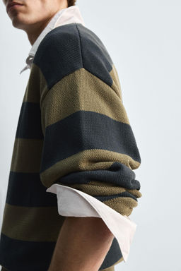 STRIPED JACQUARD SWEATER - Zara фото 7