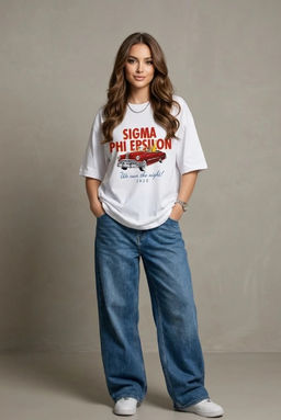 K13596 Футболка OVER SIZE (хлопок) БЕЛЫЙ_05