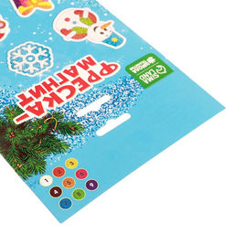 Магнит - фреска своими руками на новый год «Снеговик и мишка», набор 4 шт., набор для творчества