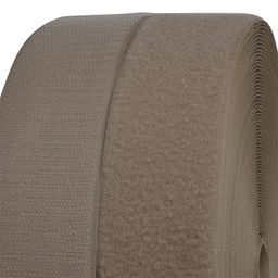 Лента липучка 50мм пришивная TBY бежевый F296 уп.25м пара