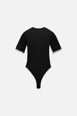 BODYSUIT WITH TRIM DETAIL - Zara фото 13