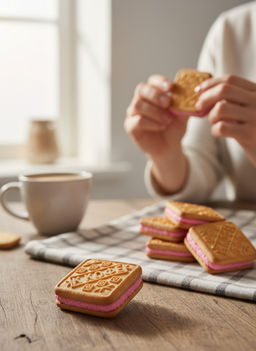 Печенье Снеженка вишня ТВ 0,890кг