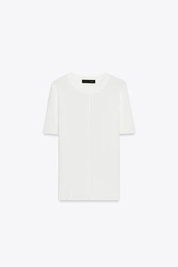 SHORT SLEEVE KNIT TOP - Zara фото 3