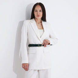 Ремень женский, ширина 2,8 см, винт, пряжка металл, цвет зелёный - Simaland фото 3