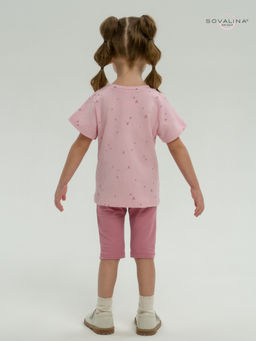 Костюм Актив лиловые сердечки-сухая роза - Sovalina фото 36