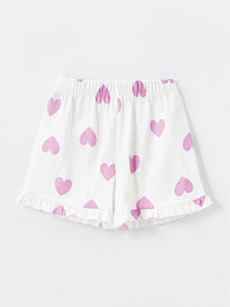 Beli Lastikli Bask?l? K?z Bebek ?ort 2li