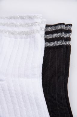 Набор женских носков с люрексом 2 пары Happy Fox  фото 6