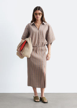 Camiseta recortada con cord?n de ajuste - H&m фото 4