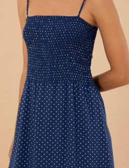 Lacivert Dokuma Elbise - Pierre cardin фото 6