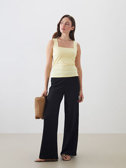 Beli Lastikli Dokulu Kad?n Pantolon