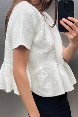 PEPLUM KNIT CARDIGAN - Zara фото 4