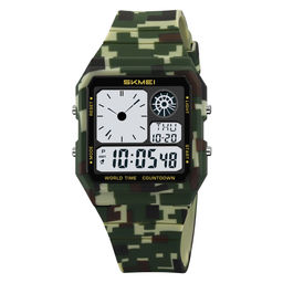 Часы наручные Skmei мужские электронные спортивные 2347green-camo