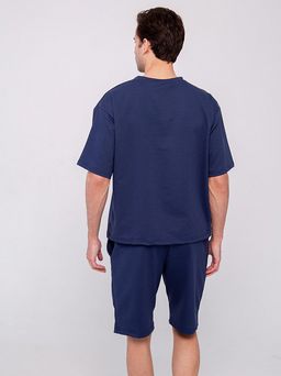 Костюм муж.(футболка+шорты)_М40/индиго - Ihomelux фото 19